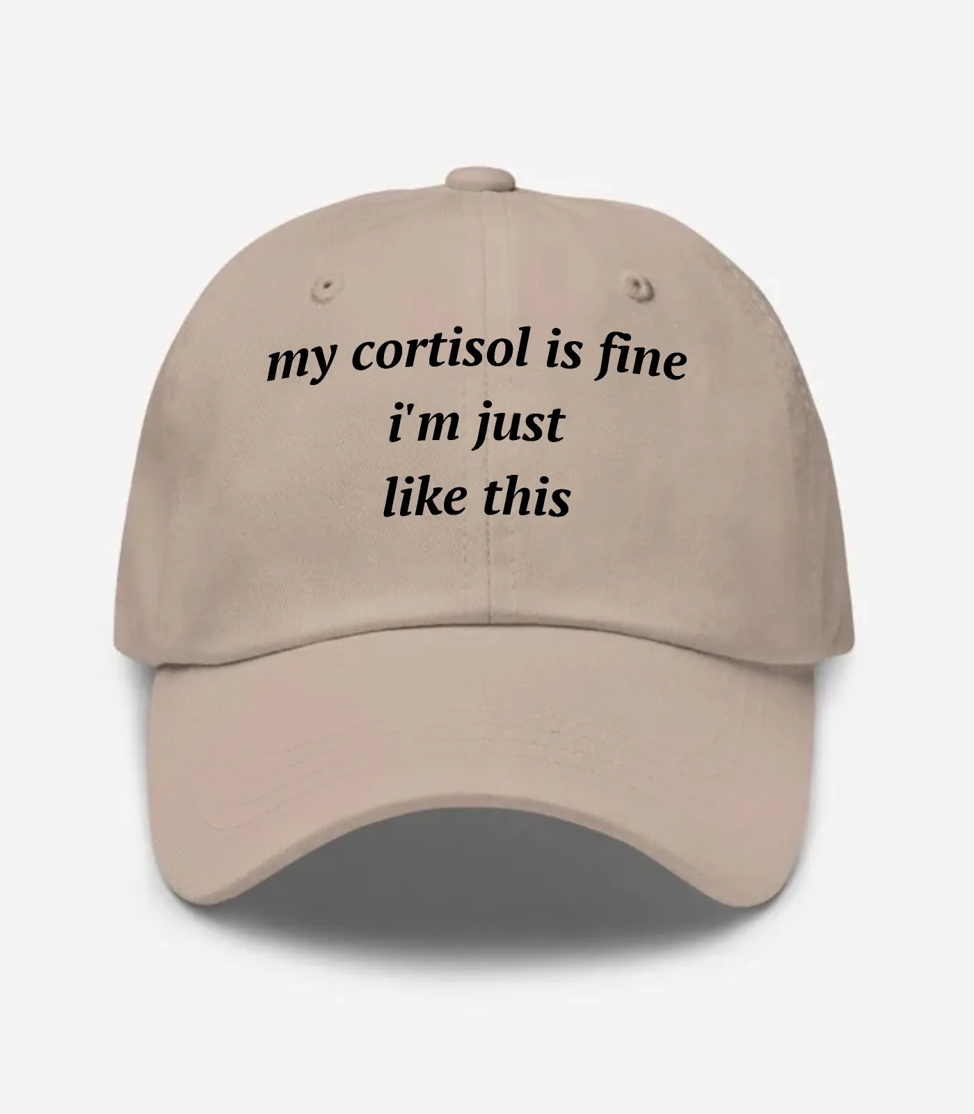 My Cortisol Is Fine I'm Jus... Hat