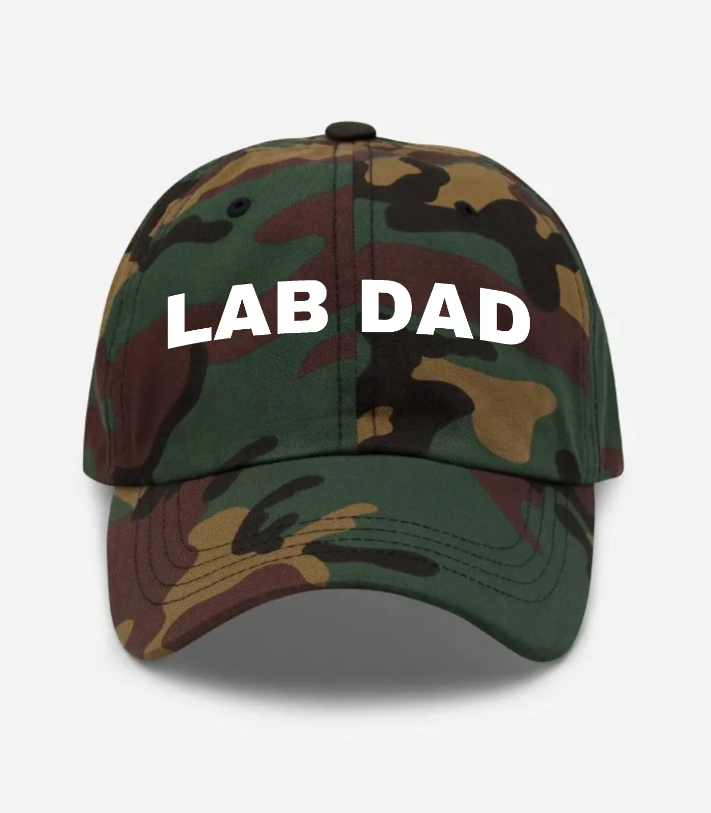 Lab Dad Hat - Green Camo