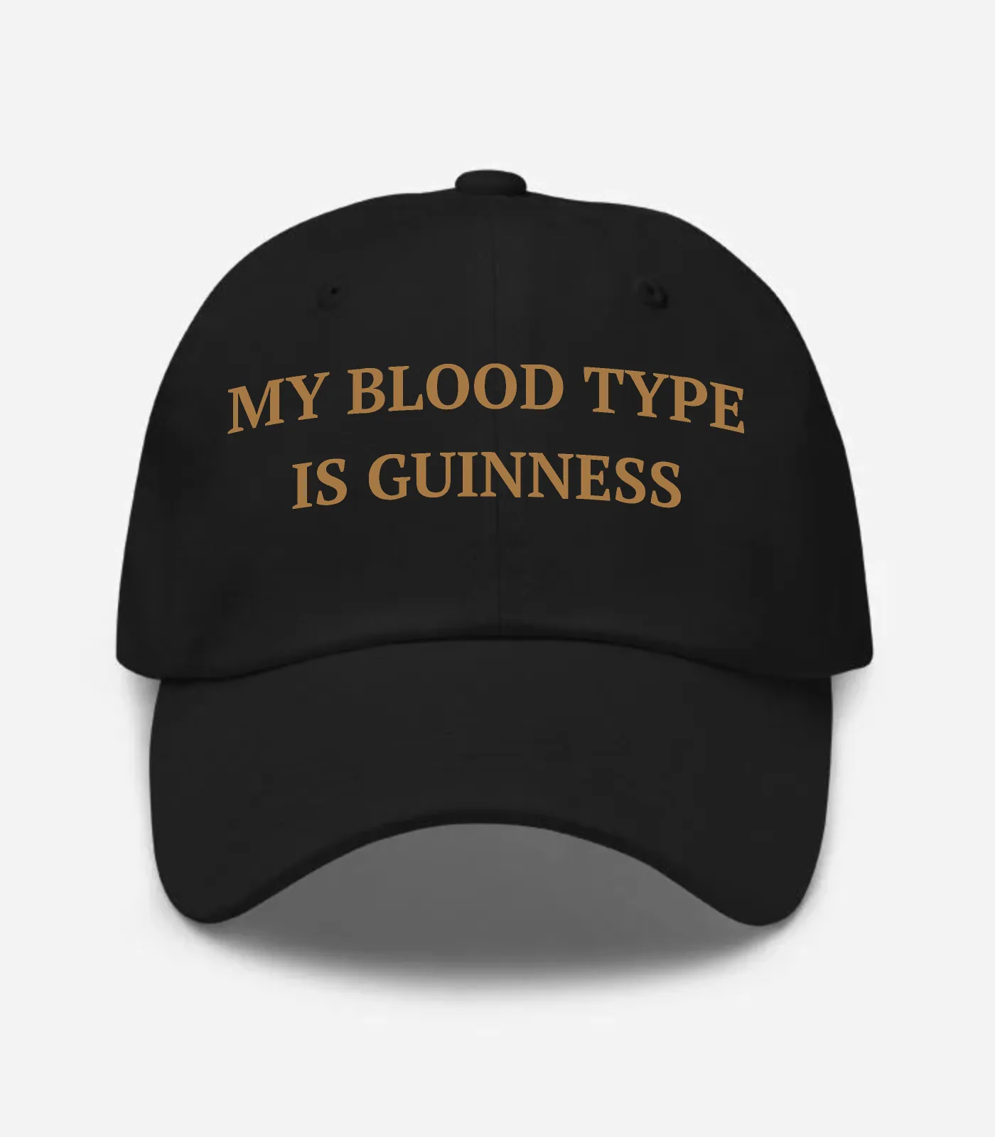 My Blood Type Is Guinness Hat - Black