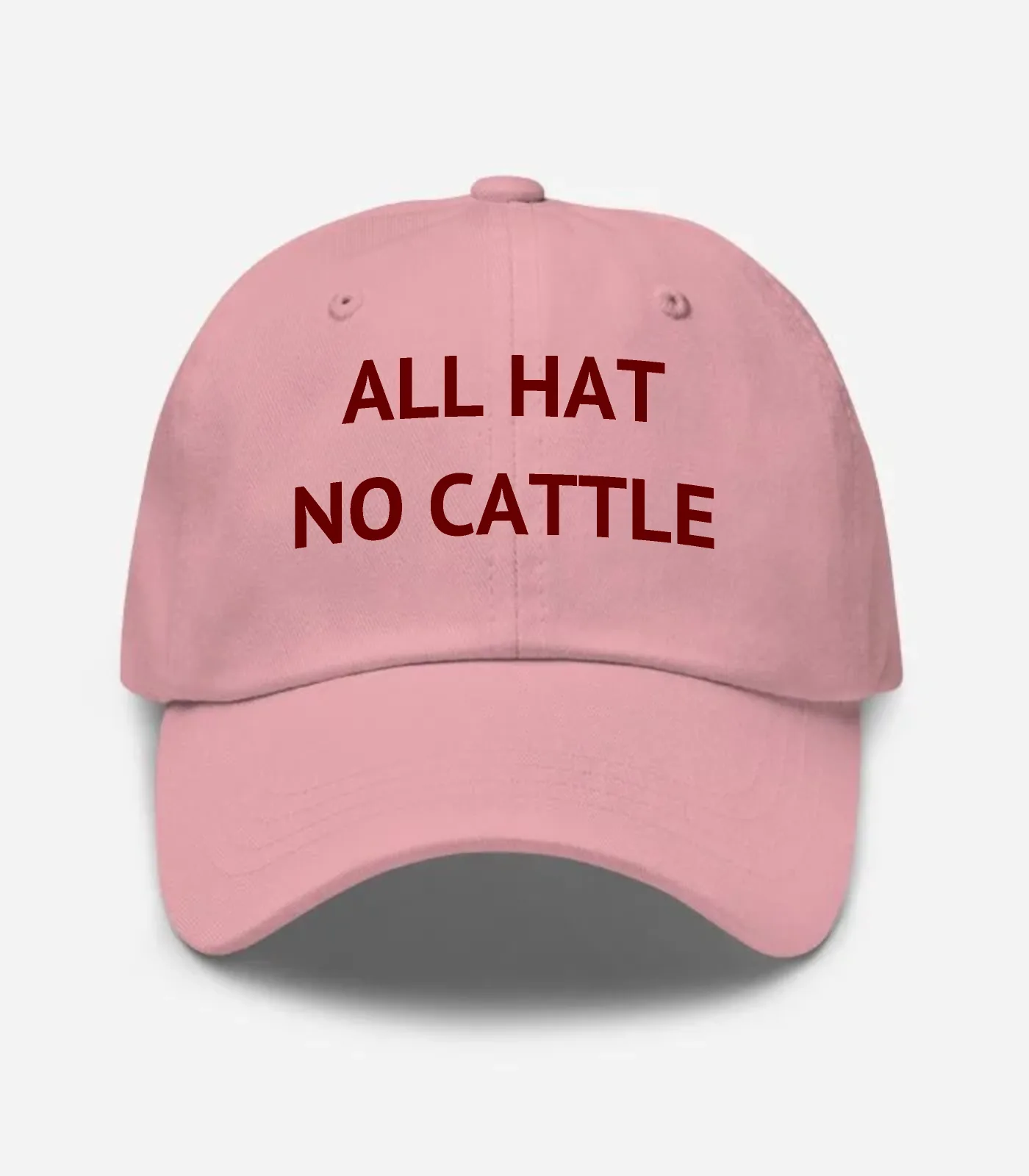 All Hat No Cattle Hat - Pink