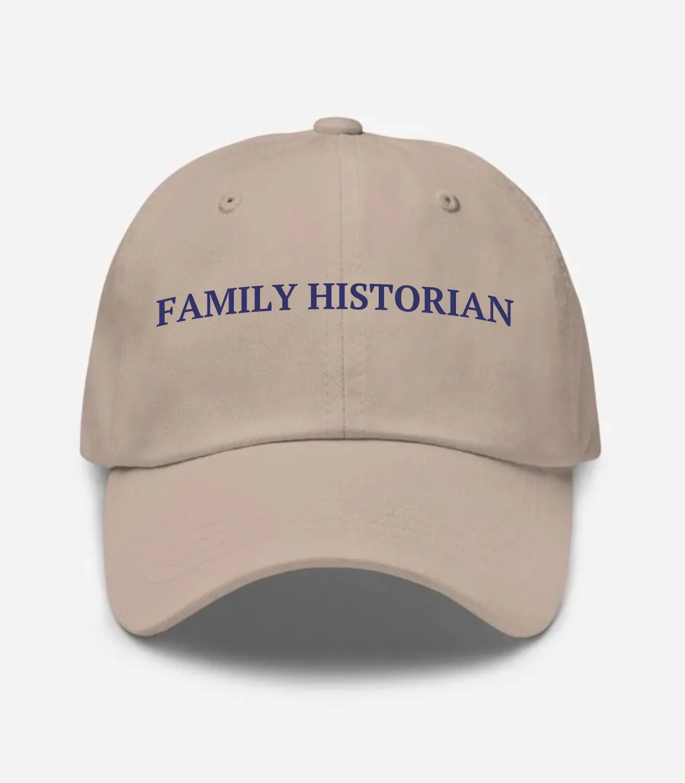 Family Historian Hat - Stone