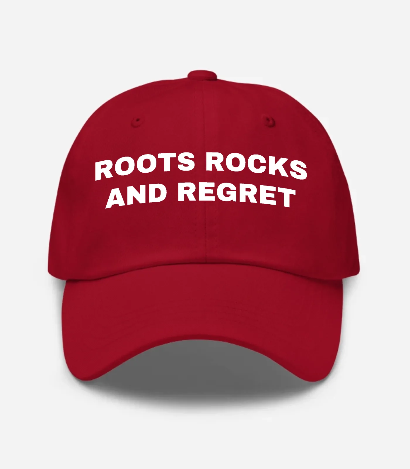 Roots Rocks And Regret Hat - Cranberry