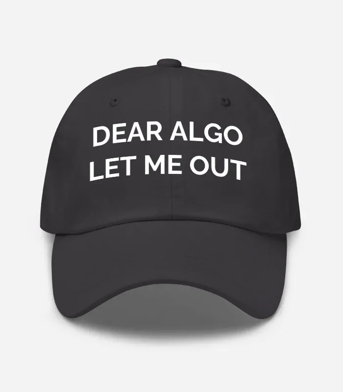 Dear Algo Let Me Out Hat
