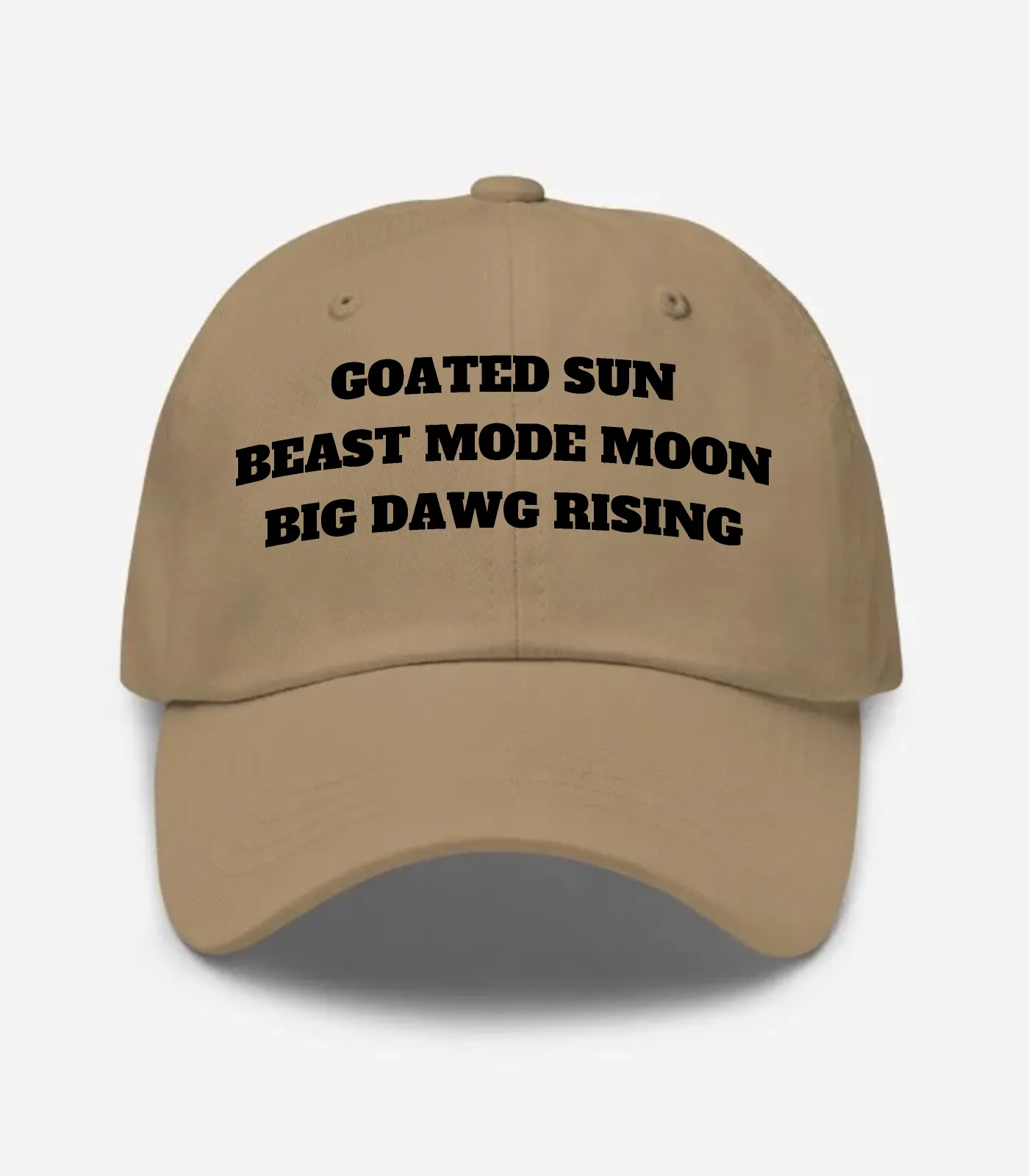 Goated Sun Beast Mode Moon ... Hat - Khaki