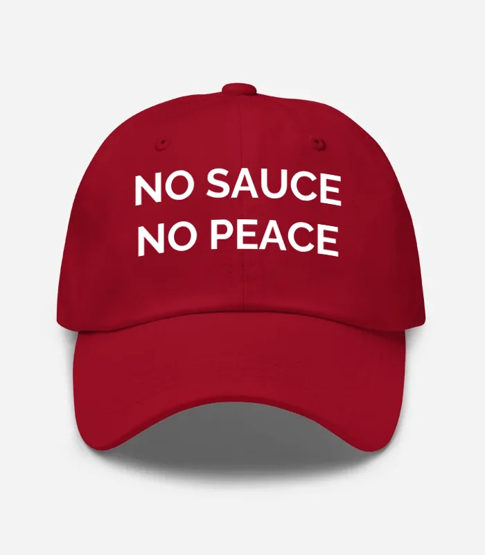 No Sauce No Peace Hat