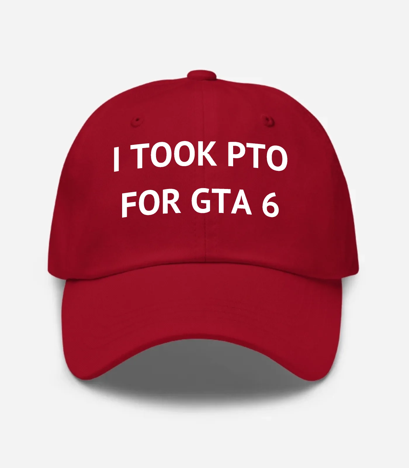 I Took Pto For Gta 6 Hat - Cranberry