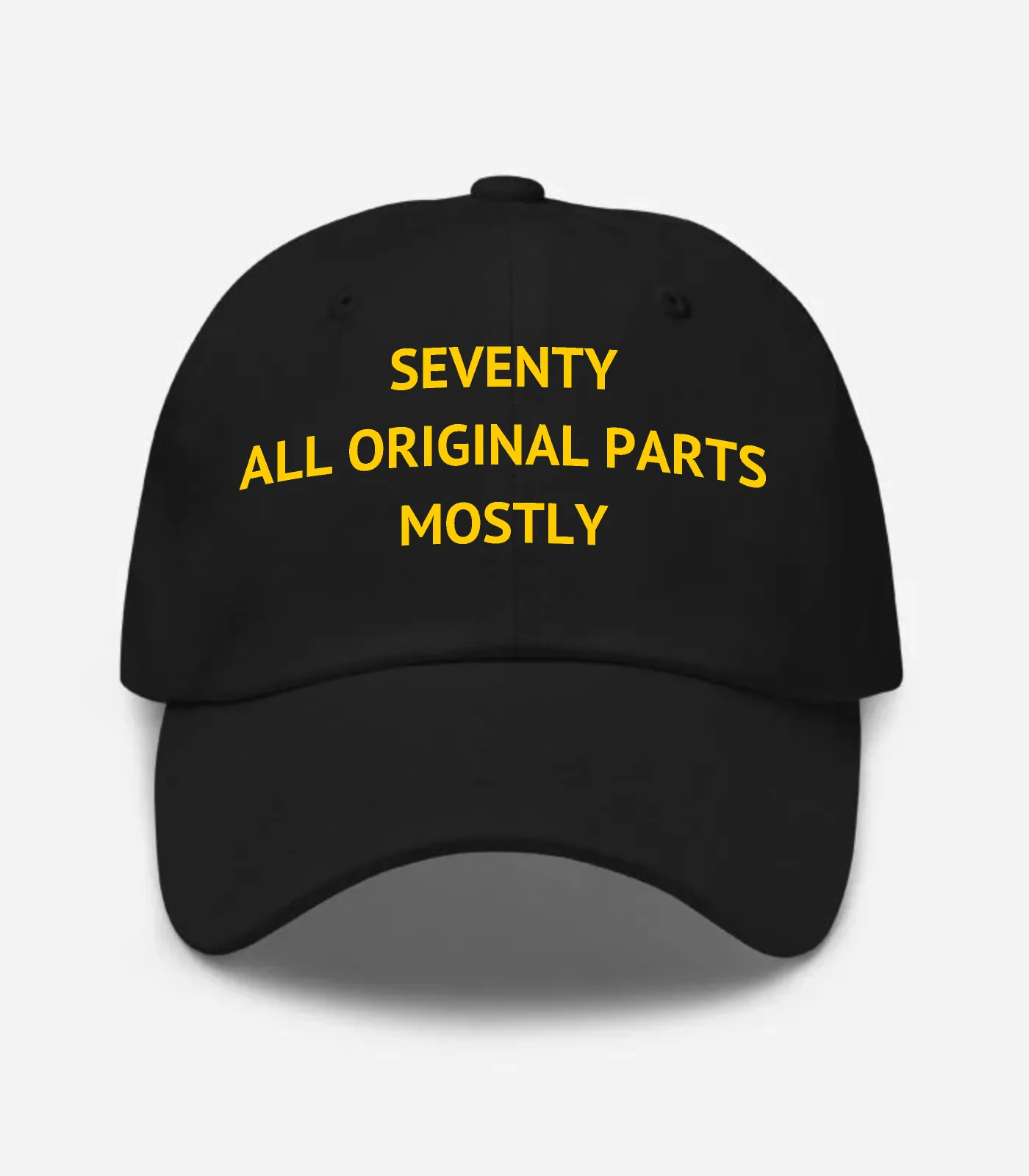 Seventy All Original Parts Mostly Hat