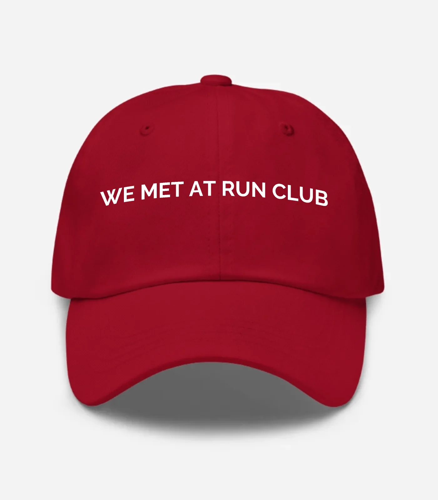 We Met At Run Club Hat