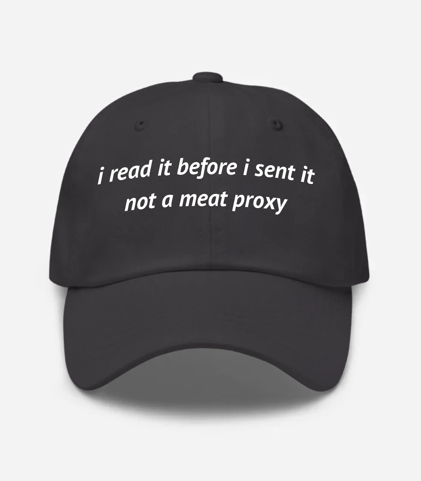 I Read It Before I Sent It Not A Meat Proxy Hat