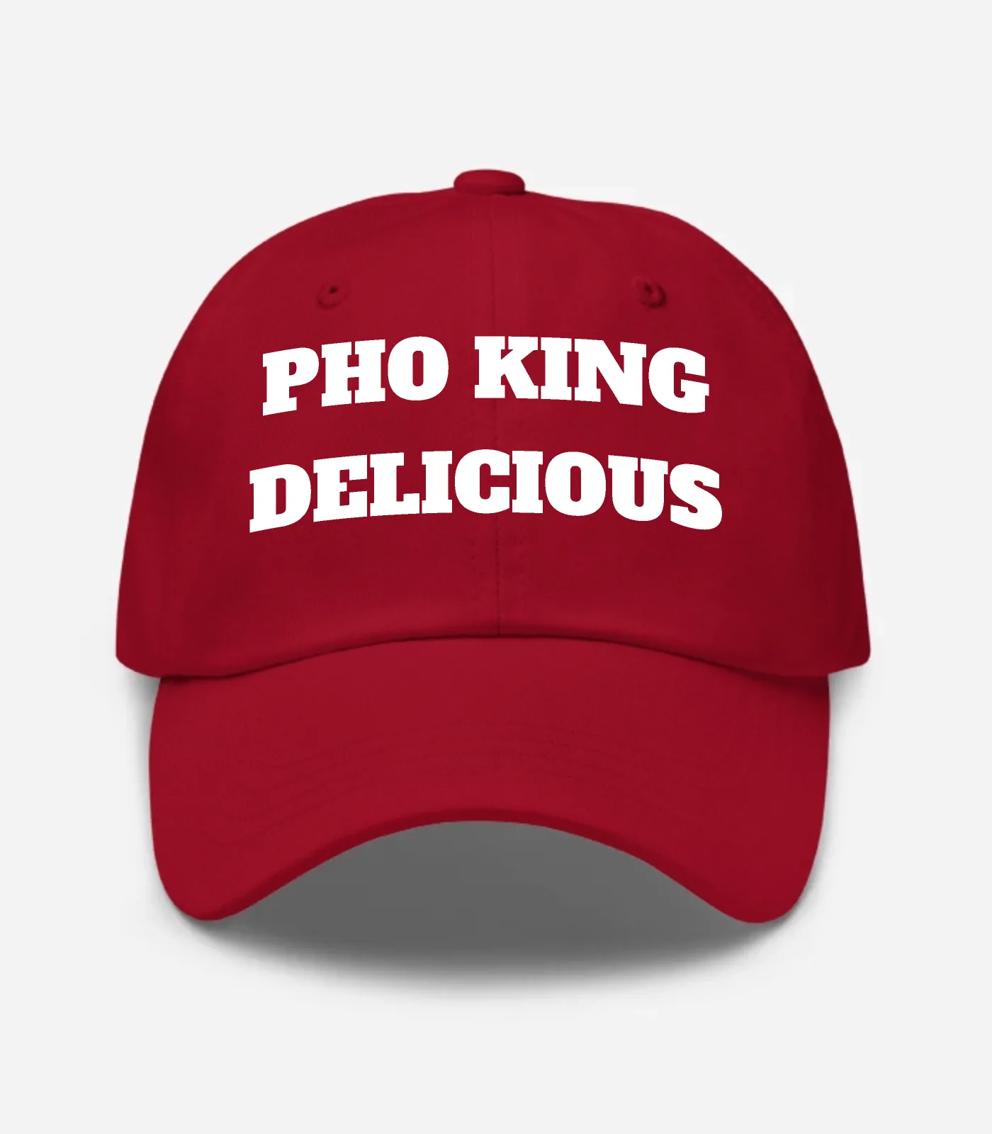 Pho King Delicious Hat - Cranberry