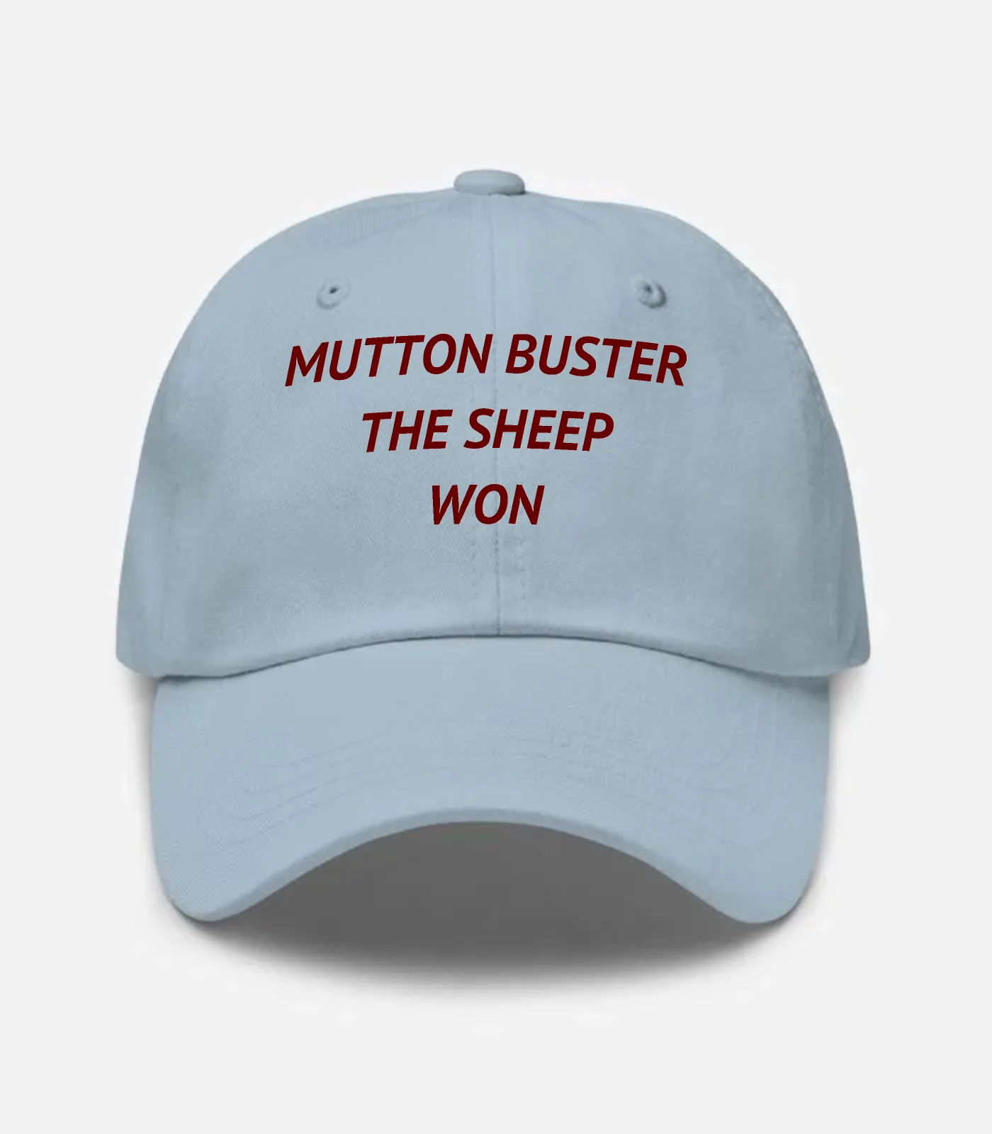 Mutton Buster The Sheep Won Hat - Light Blue