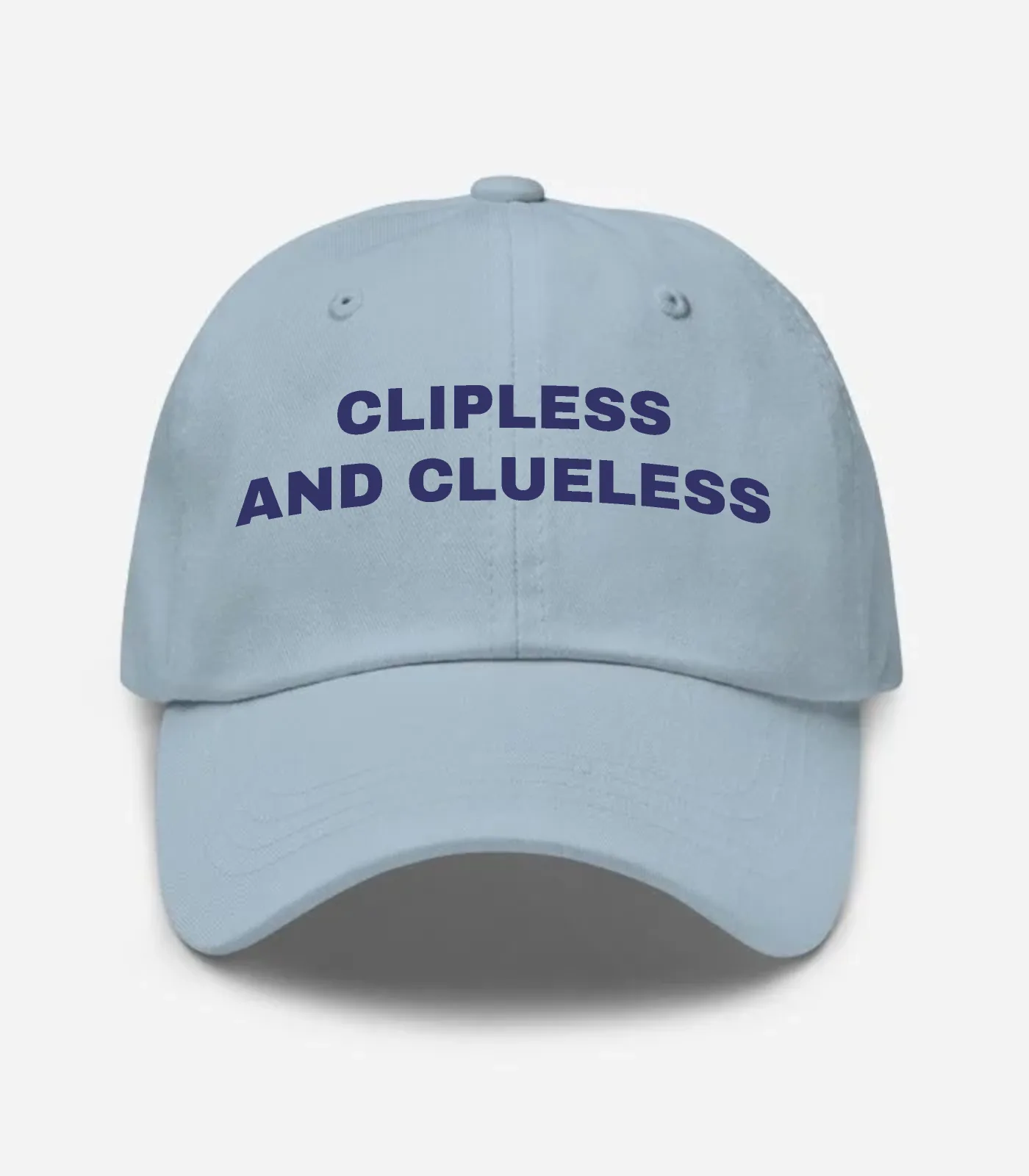Clipless And Clueless Hat - Light Blue