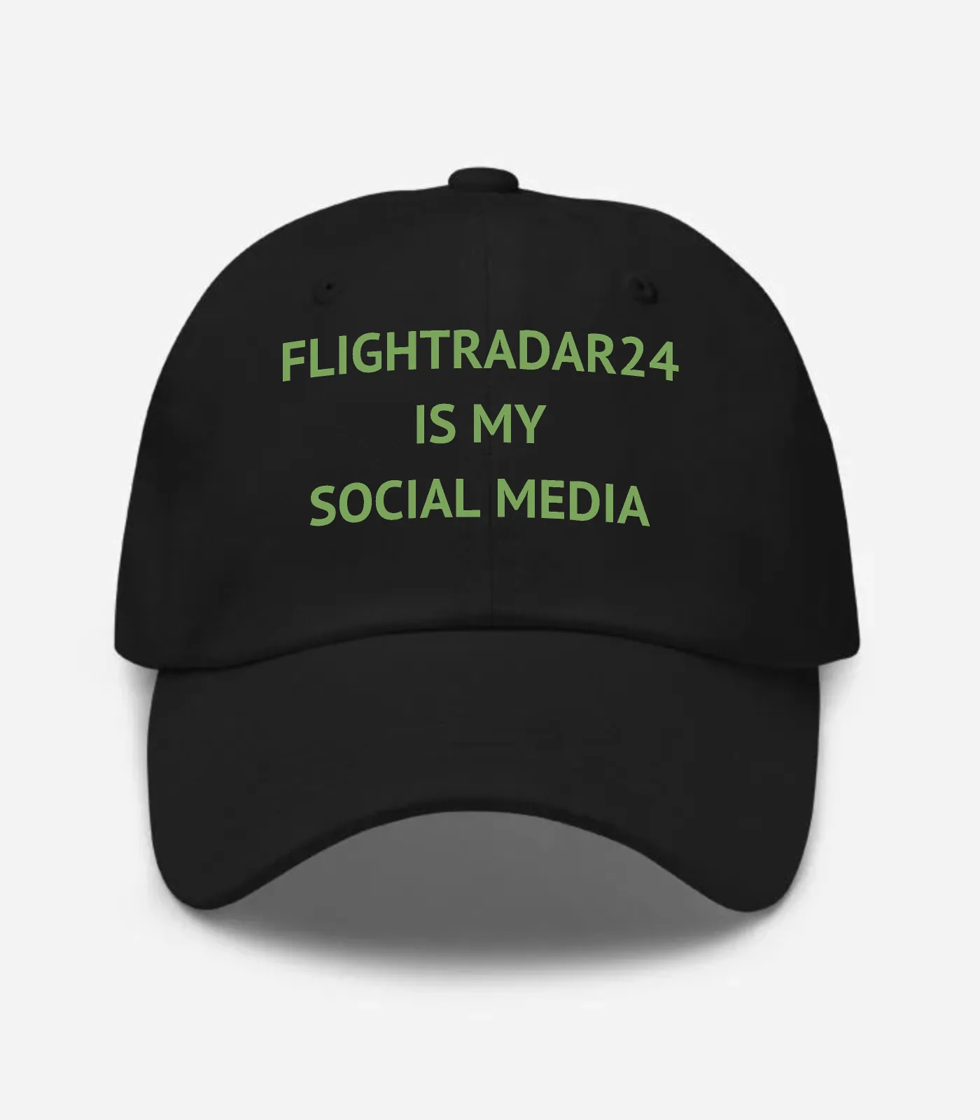 Flightradar24 Is My Social Media Hat - Black