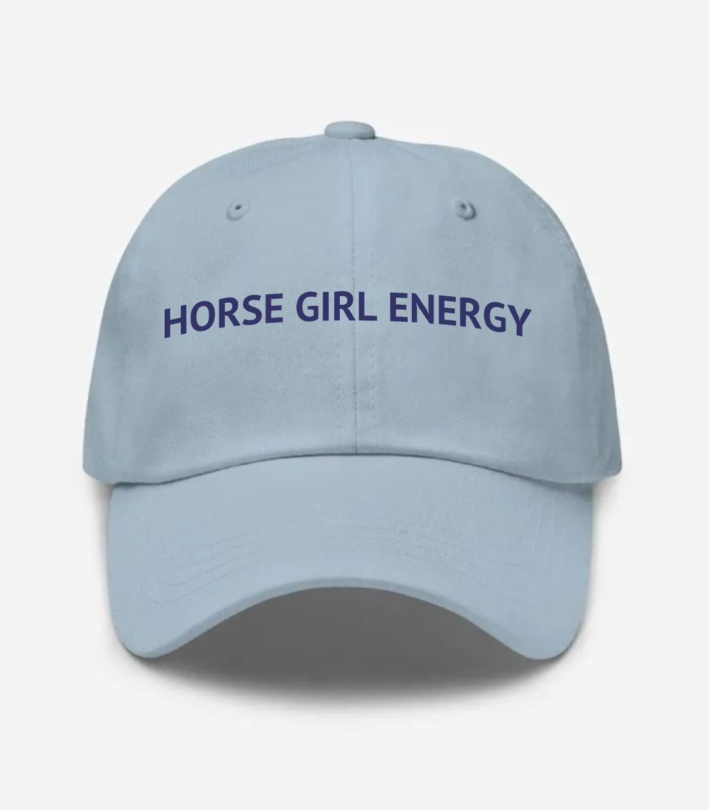 Horse Girl Energy Hat - Light Blue