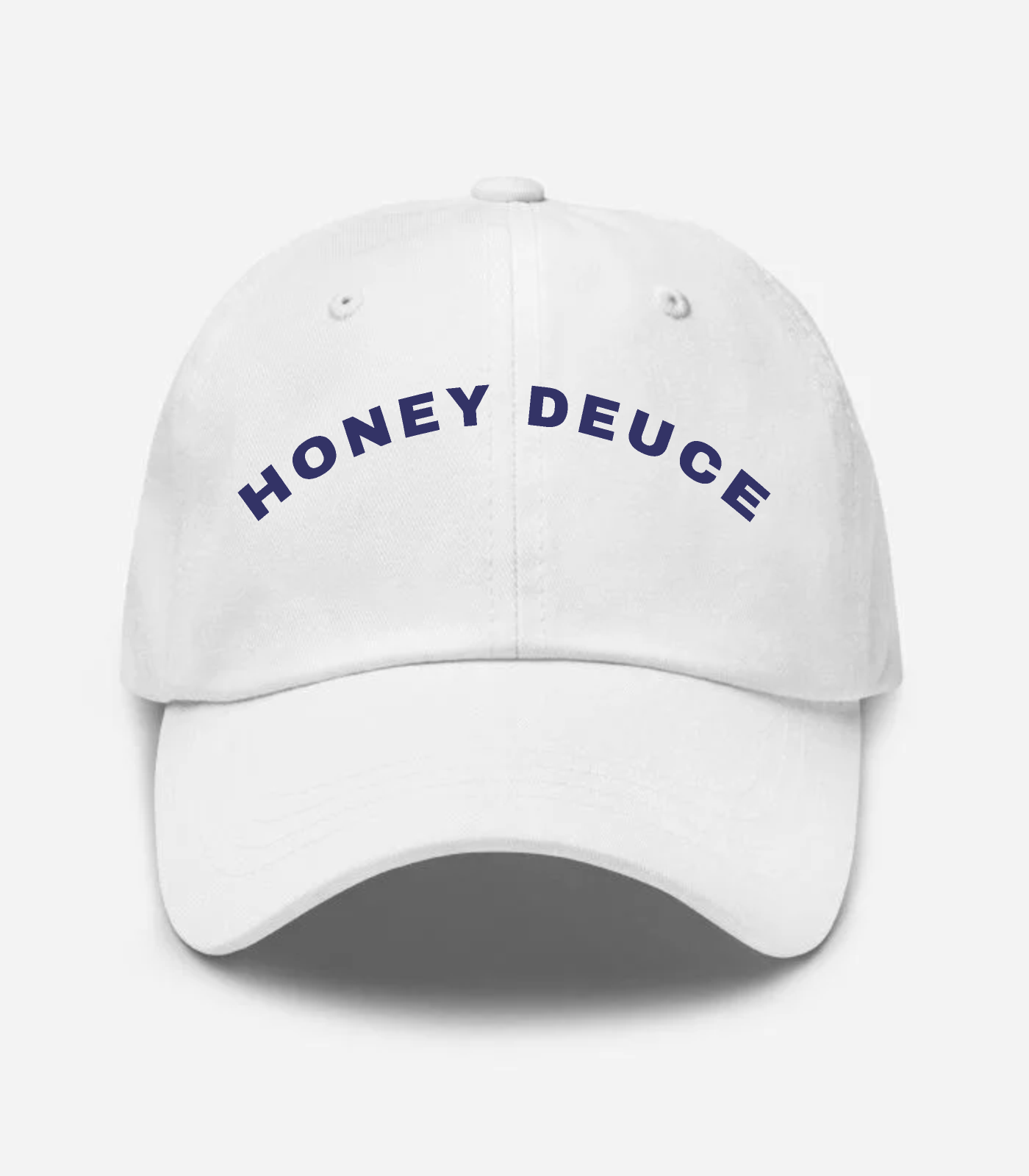Honey Deuce Arched Hat - White
