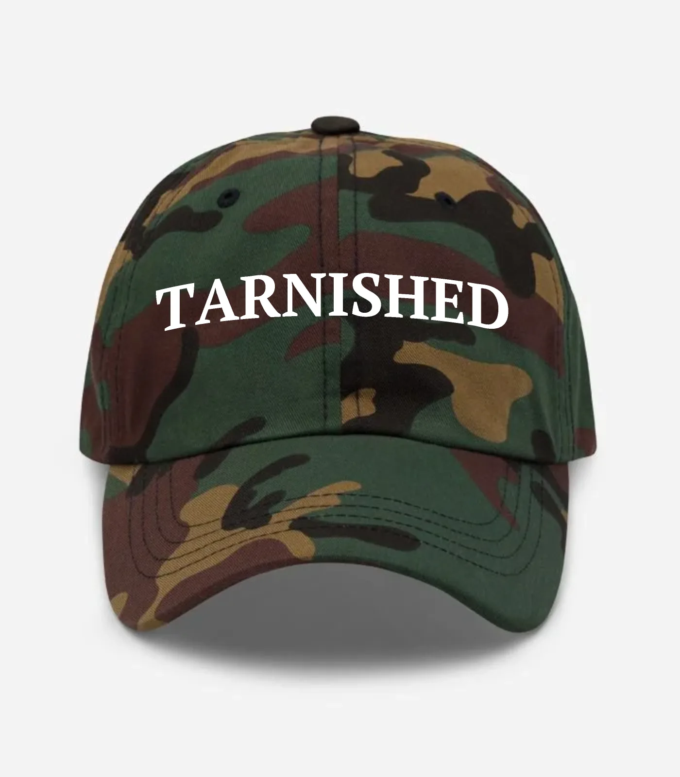 Tarnished Hat - Green Camo