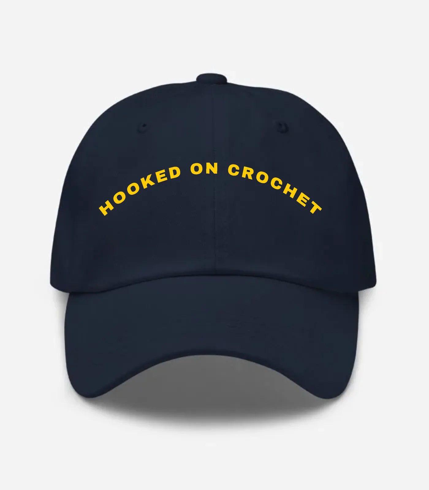 Hooked On Crochet Arched Hat - Navy