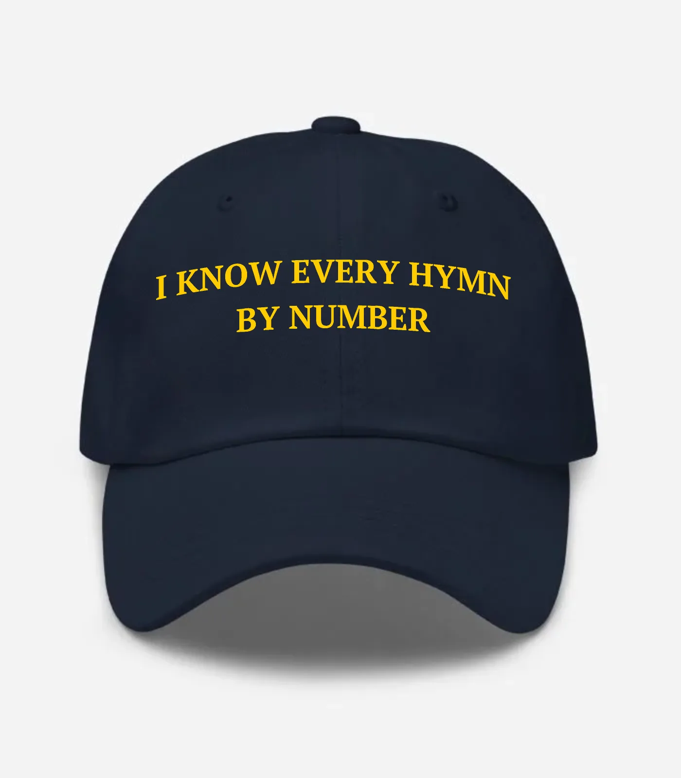 I Know Every Hymn By Number Hat - Navy
