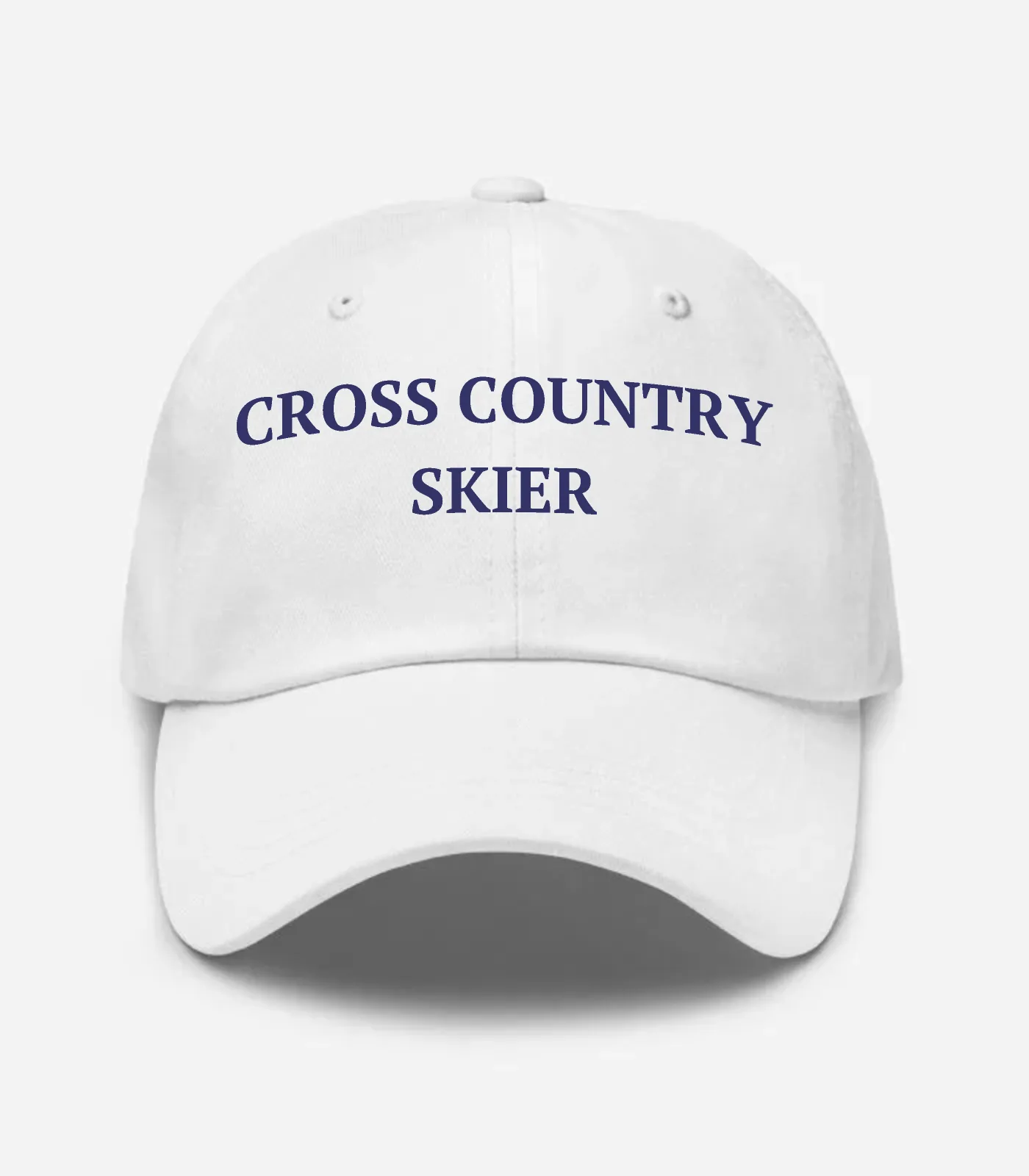 Cross Country Skier Hat - White