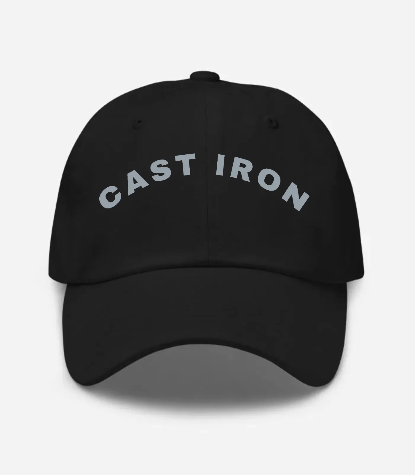Cast Iron Arched Hat - Black