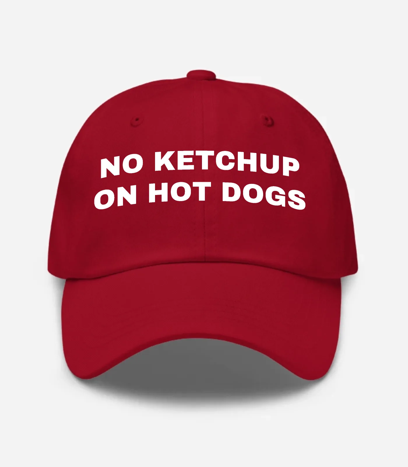 No Ketchup On Hot Dogs Hat