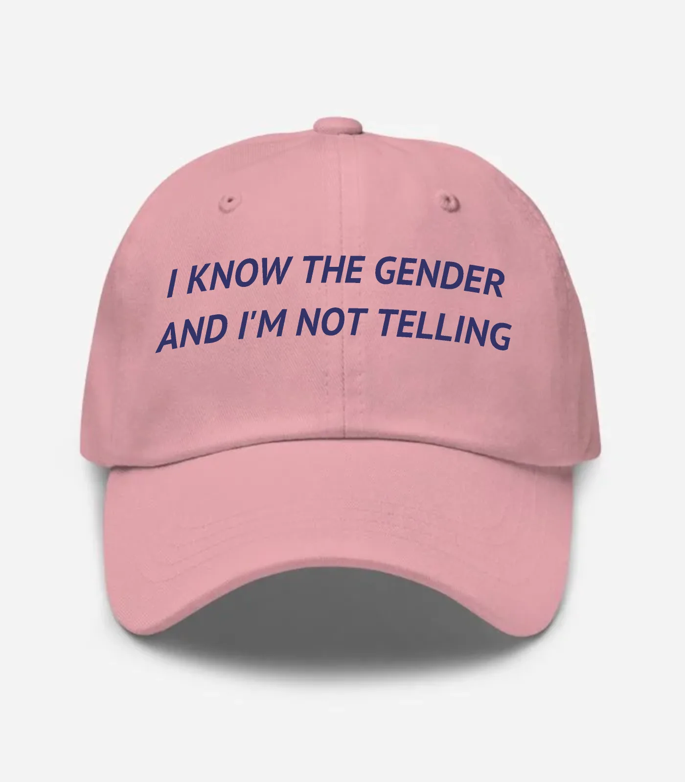 I Know The Gender And I'm Not Telling Hat - Pink