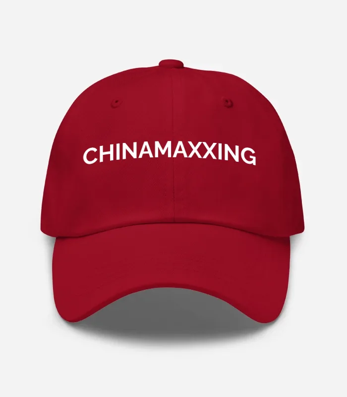 Chinamaxxing Hat - Cranberry