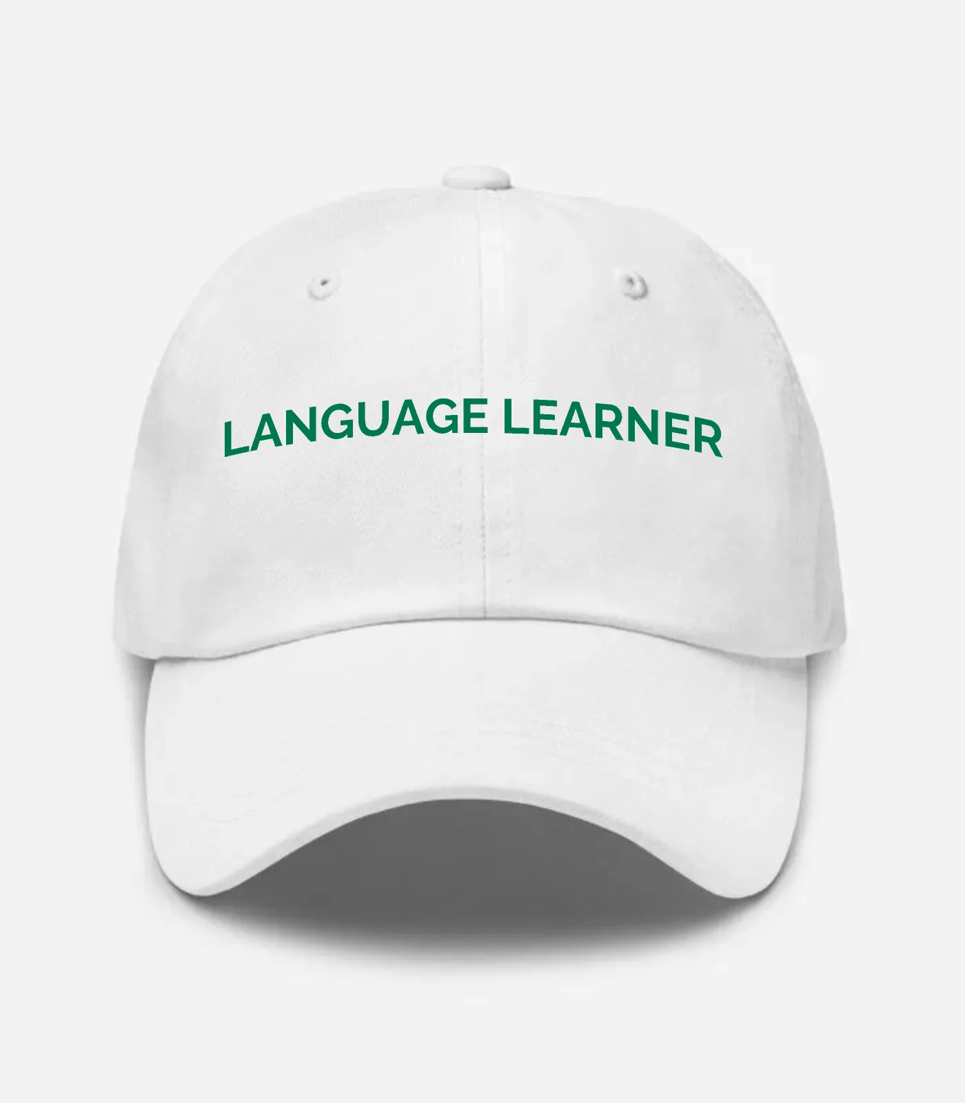 Language Learner Hat - White