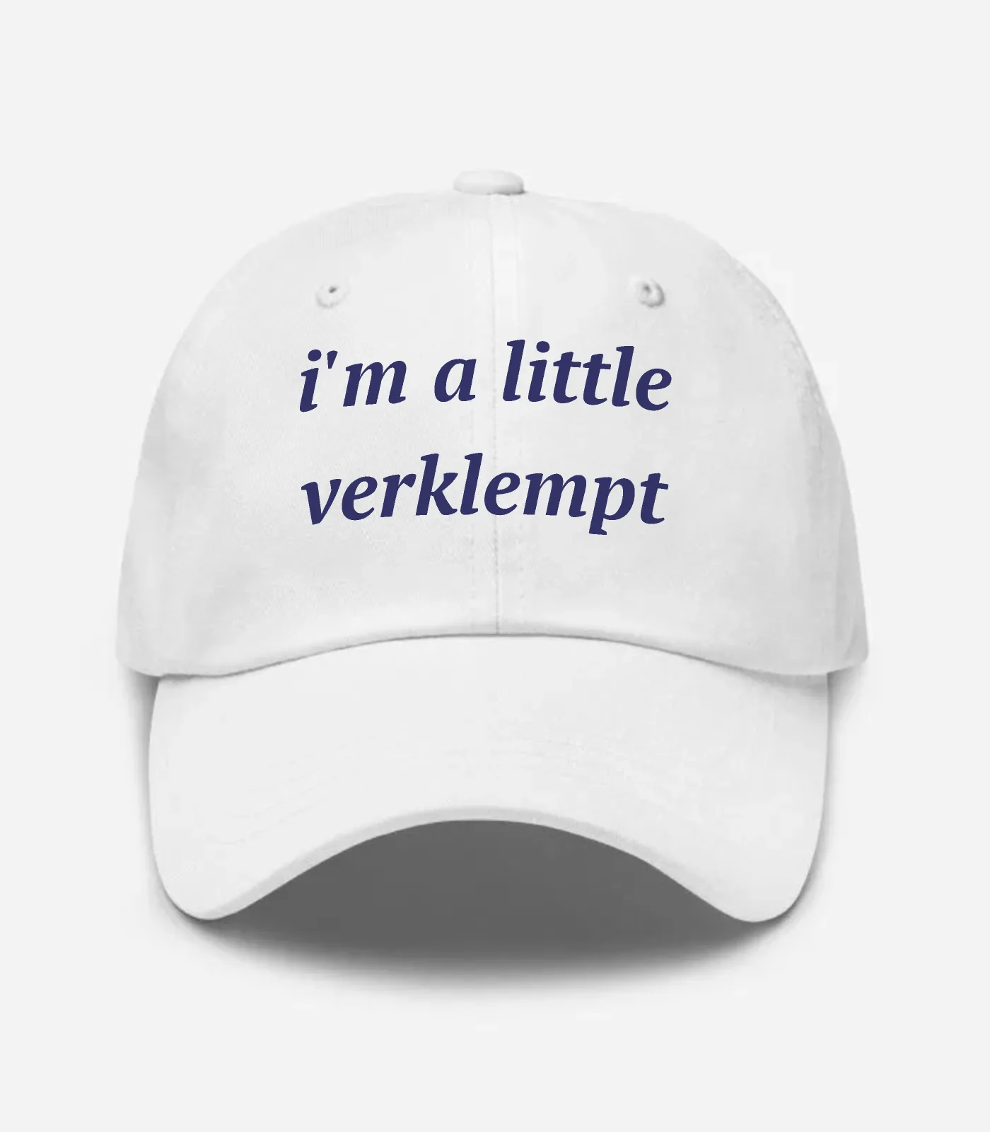 I'm A Little Verklempt Hat - White