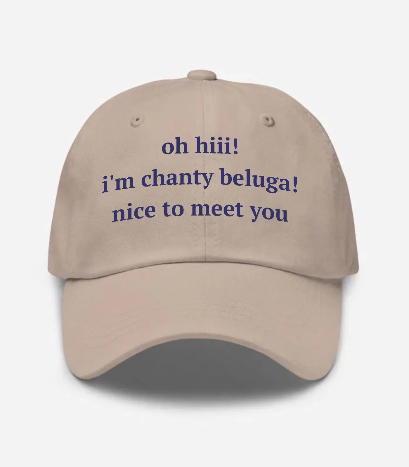 Oh Hiii! I'm Chanty Beluga!... Hat - Stone