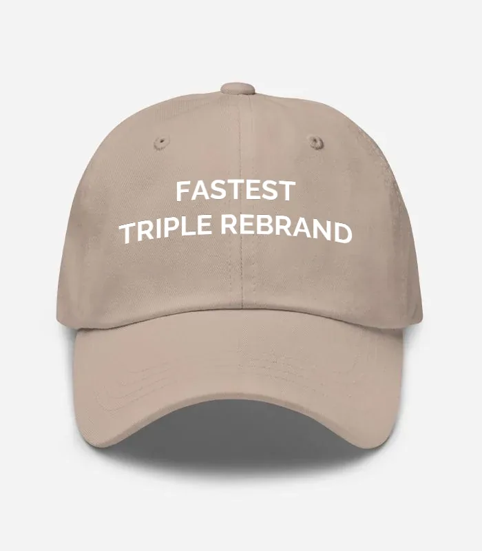 FASTEST TRIPLE REBRAND Hat