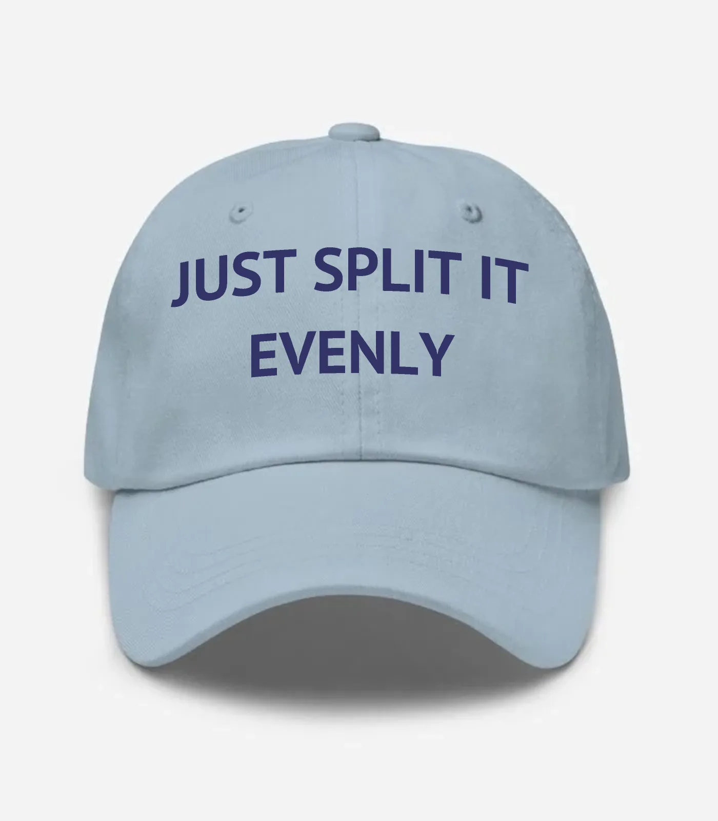 Just Split It Evenly Hat - Light Blue