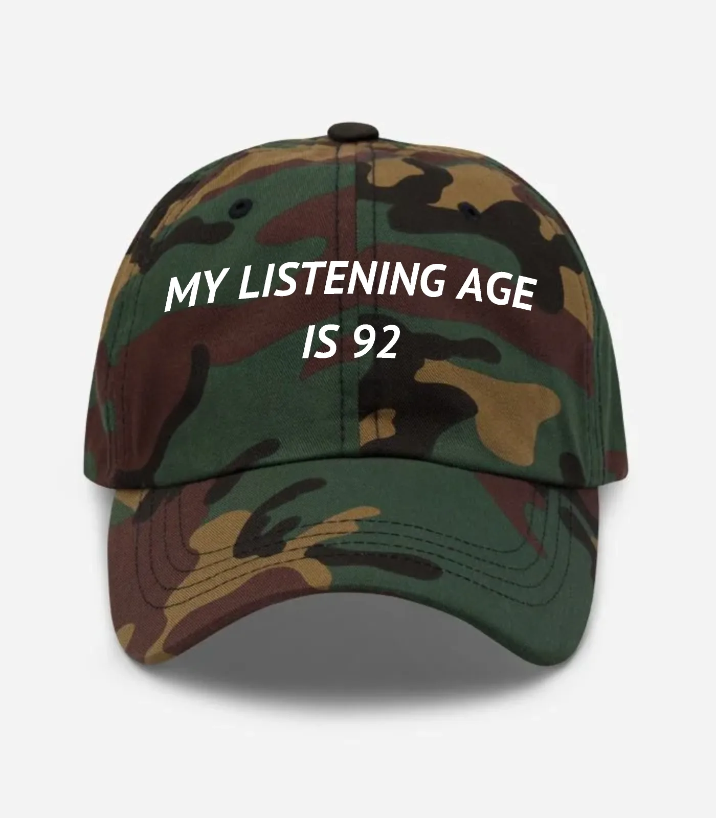 My Listening Age Is 92 Hat