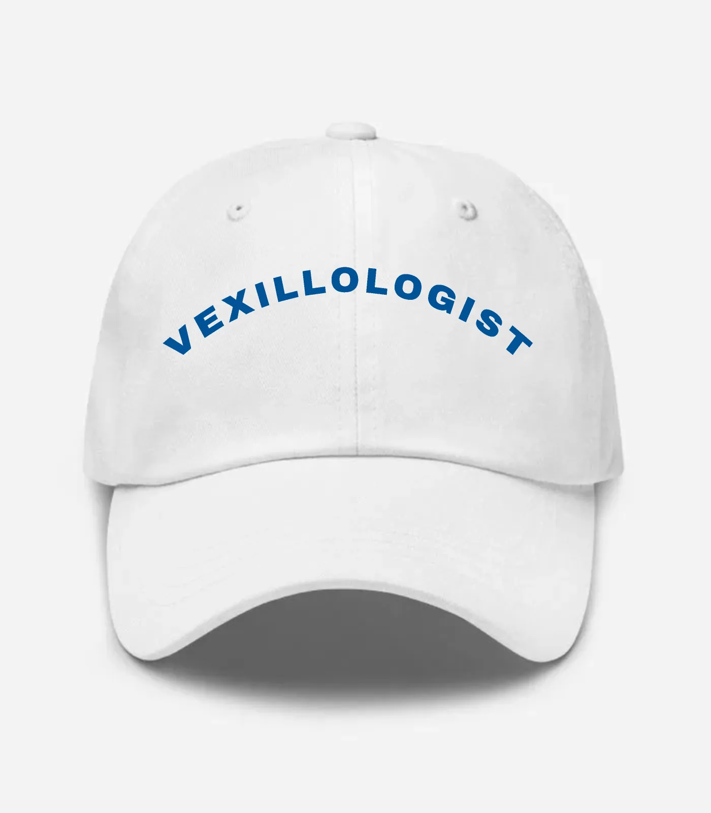 Vexillologist Arched Hat - White