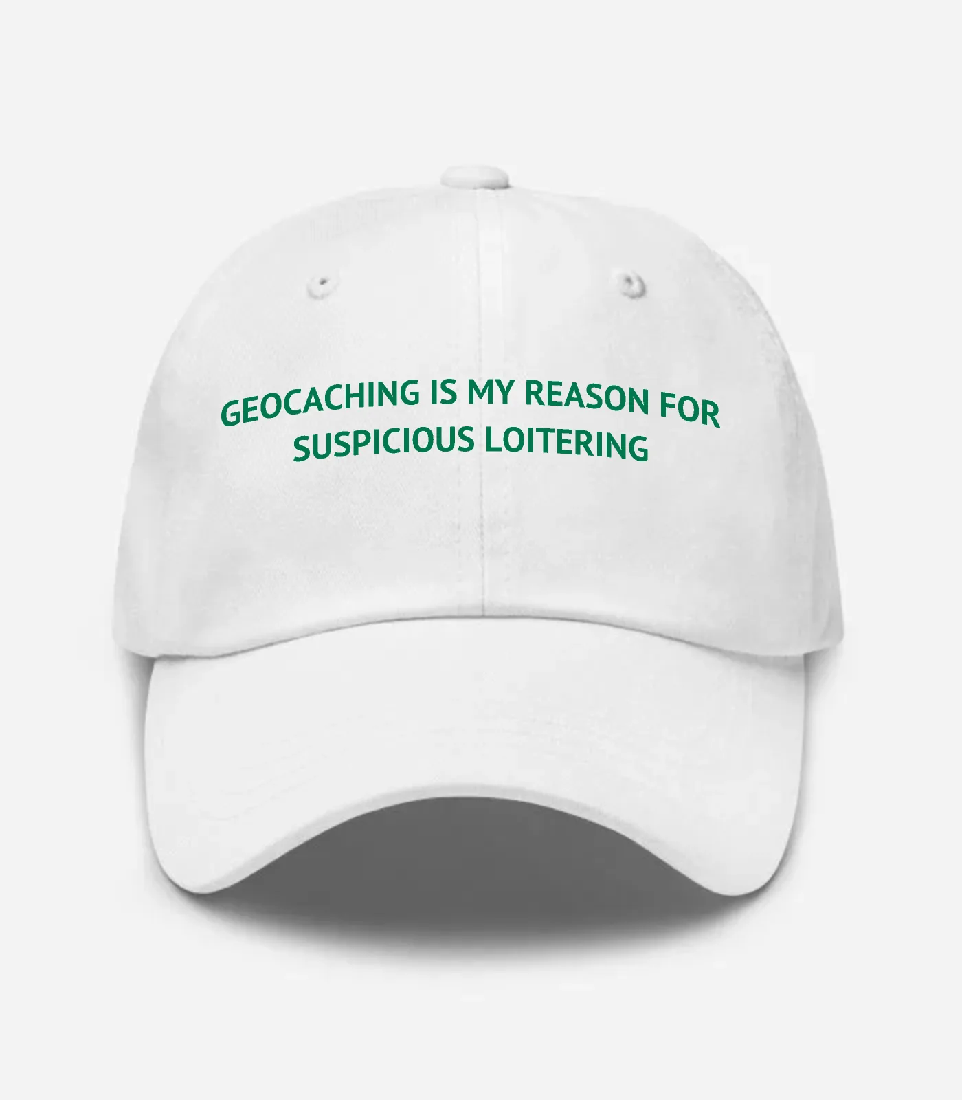 Geocaching Is My Reason For Suspicious Loitering Hat