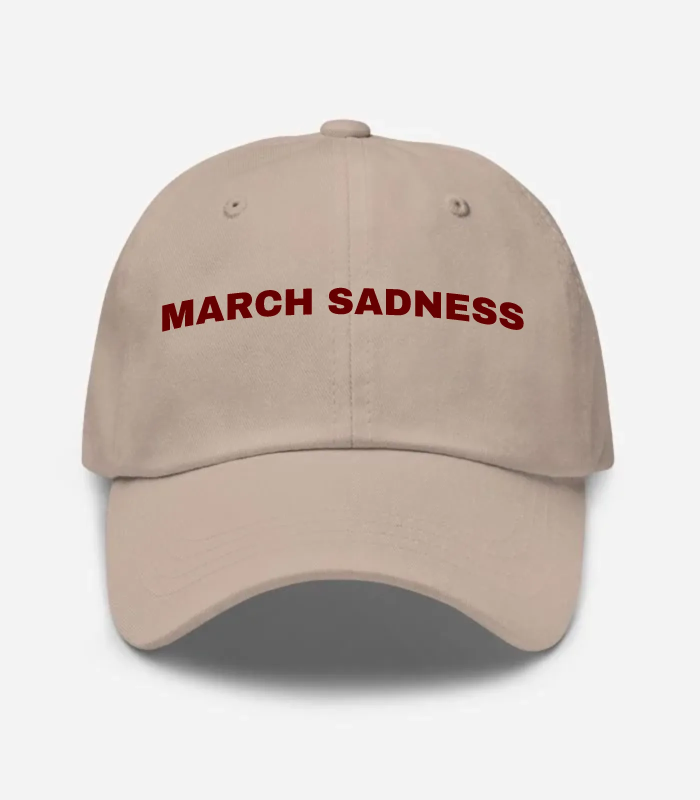 March Sadness Hat - Stone