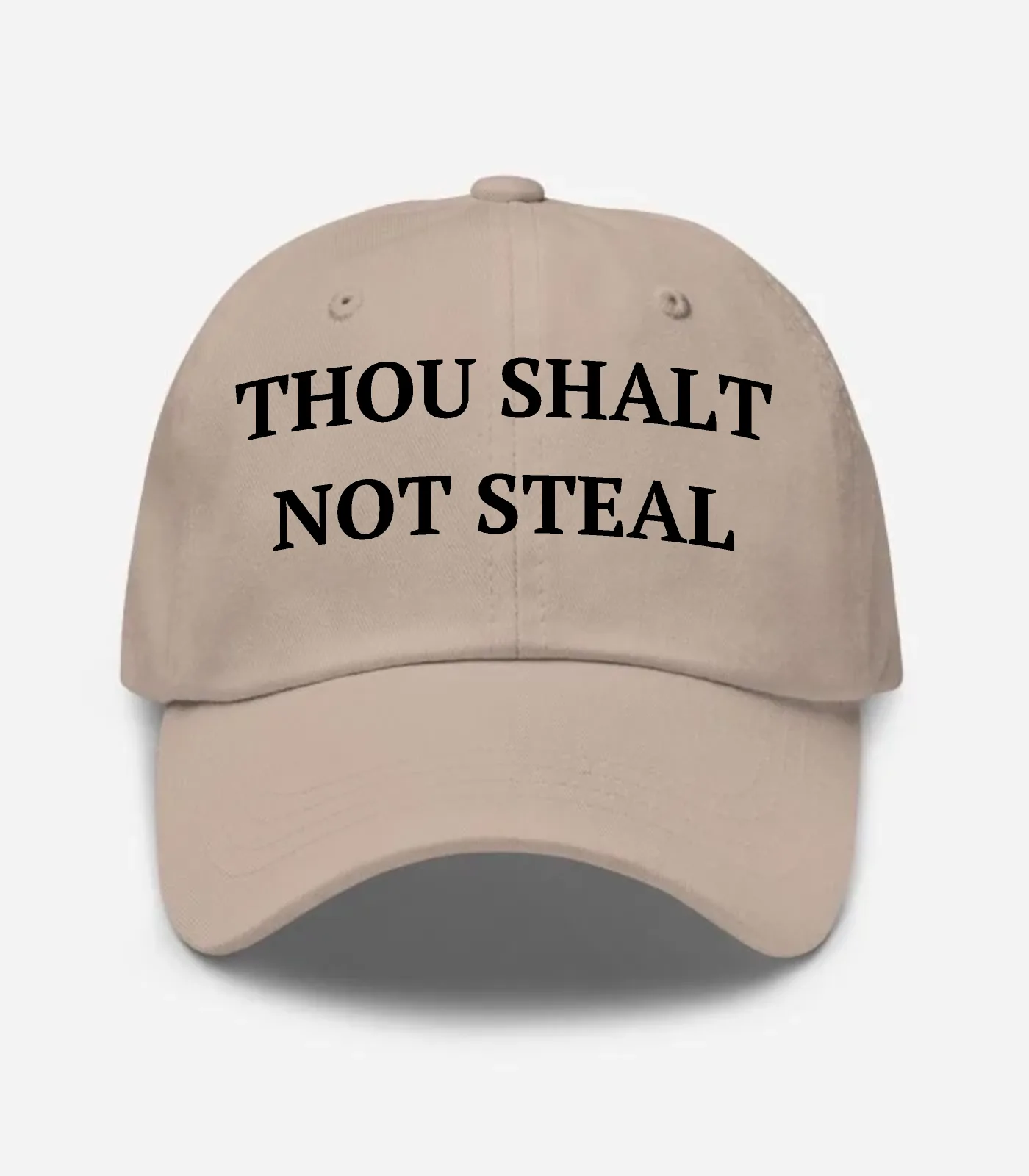 Thou Shalt Not Steal Hat - Stone
