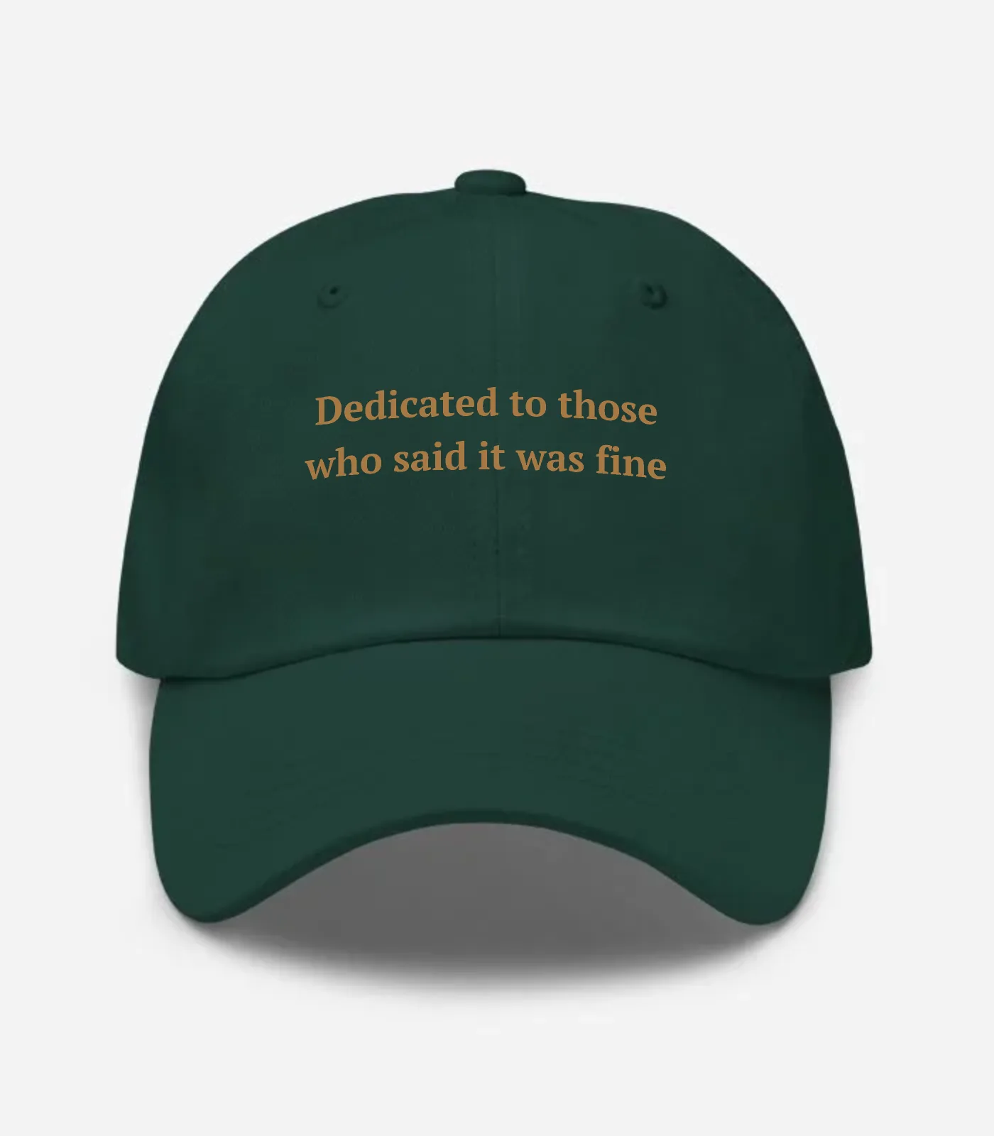 Dedicated To Those Who Said... Hat - Spruce