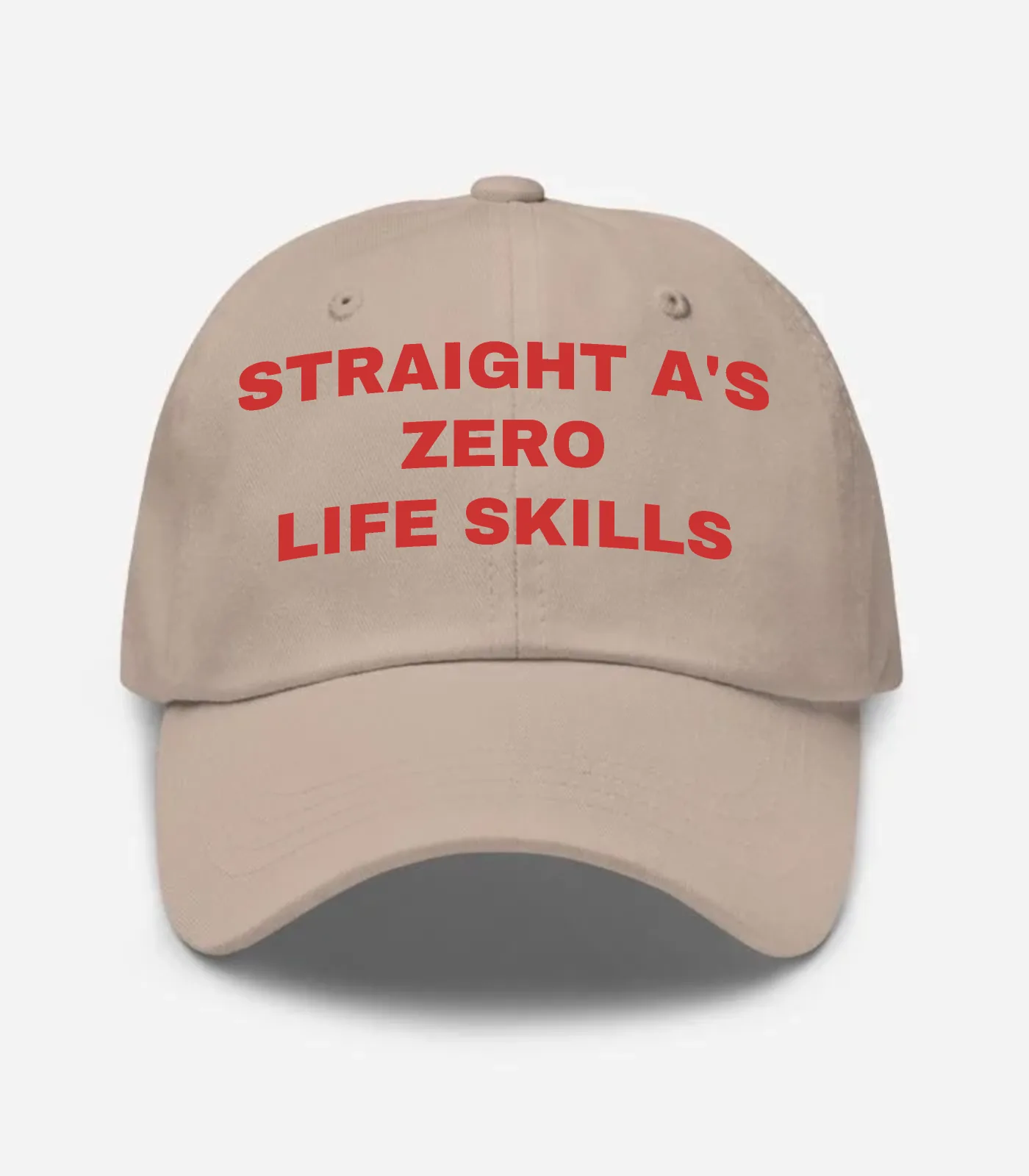 Straight A's Zero Life Skills Hat - Stone