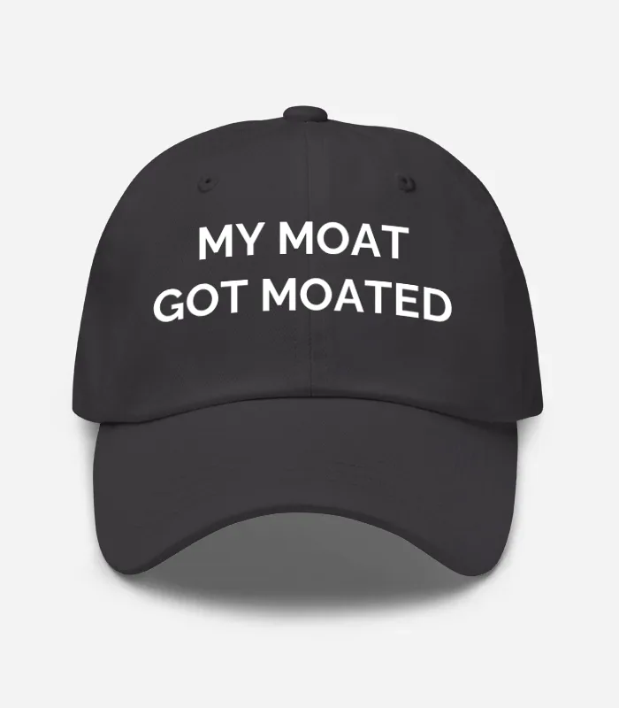 My Moat Got Moated Hat - Dark Grey