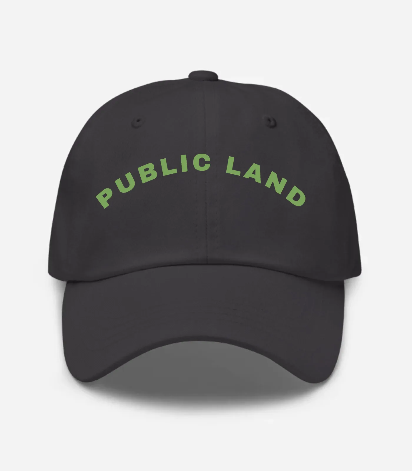 Public Land Arched Hat - Dark Grey