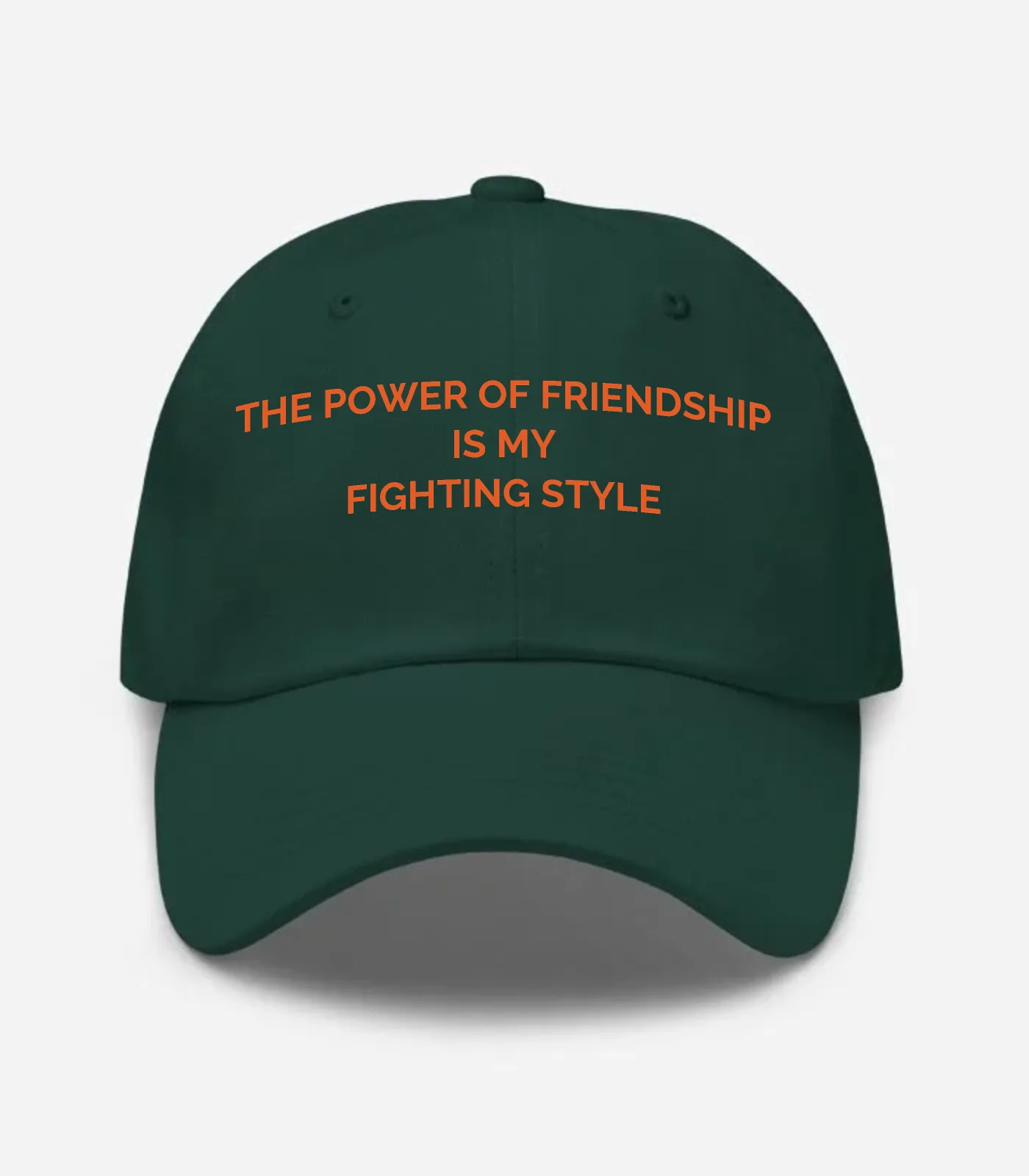 The Power Of Friendship Is My Fighting Style Hat - Spruce