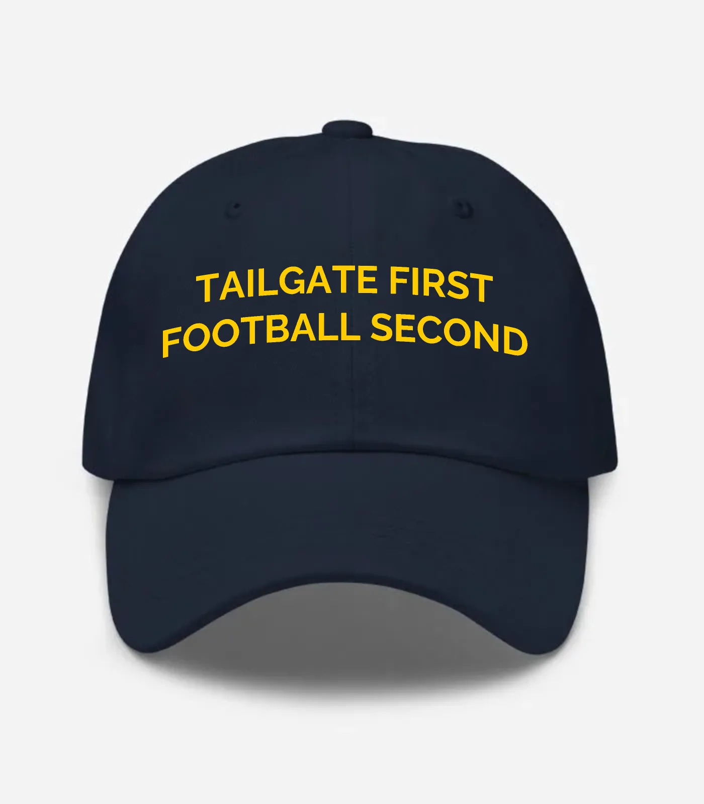 Tailgate First Football Second Hat - Navy