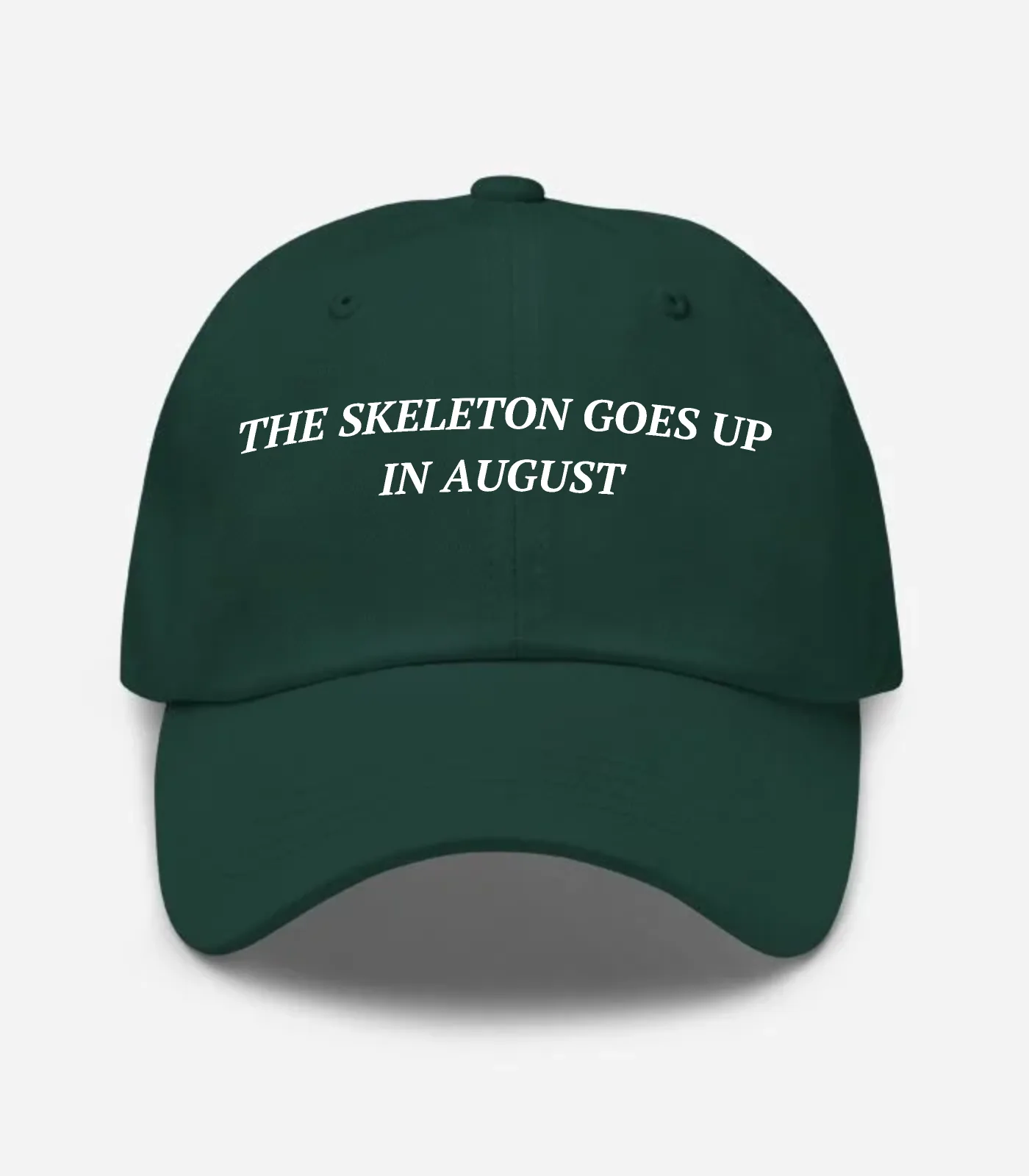 The Skeleton Goes Up In August Hat