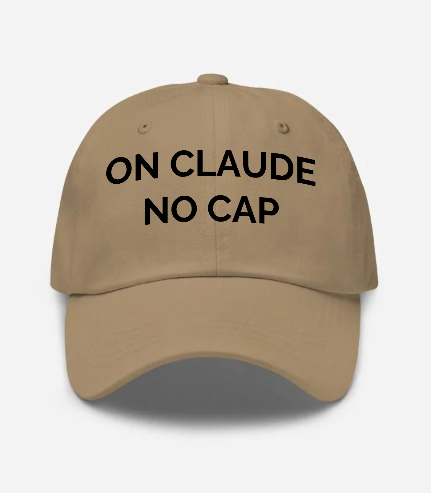 On Claude No Cap Hat - Khaki