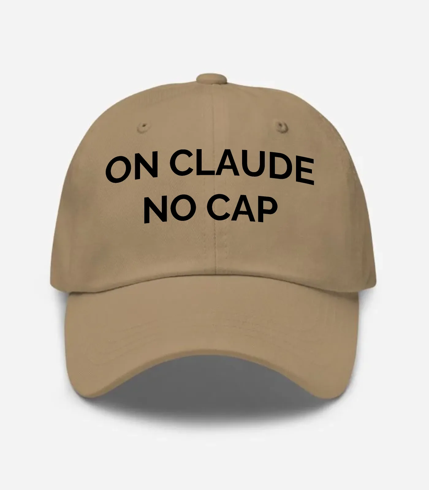 On Claude No Cap Hat - Khaki