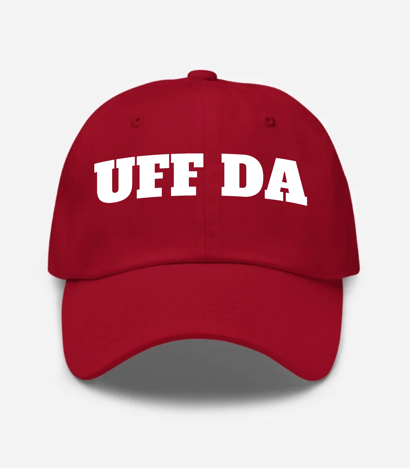 Uff Da Hat - Cranberry
