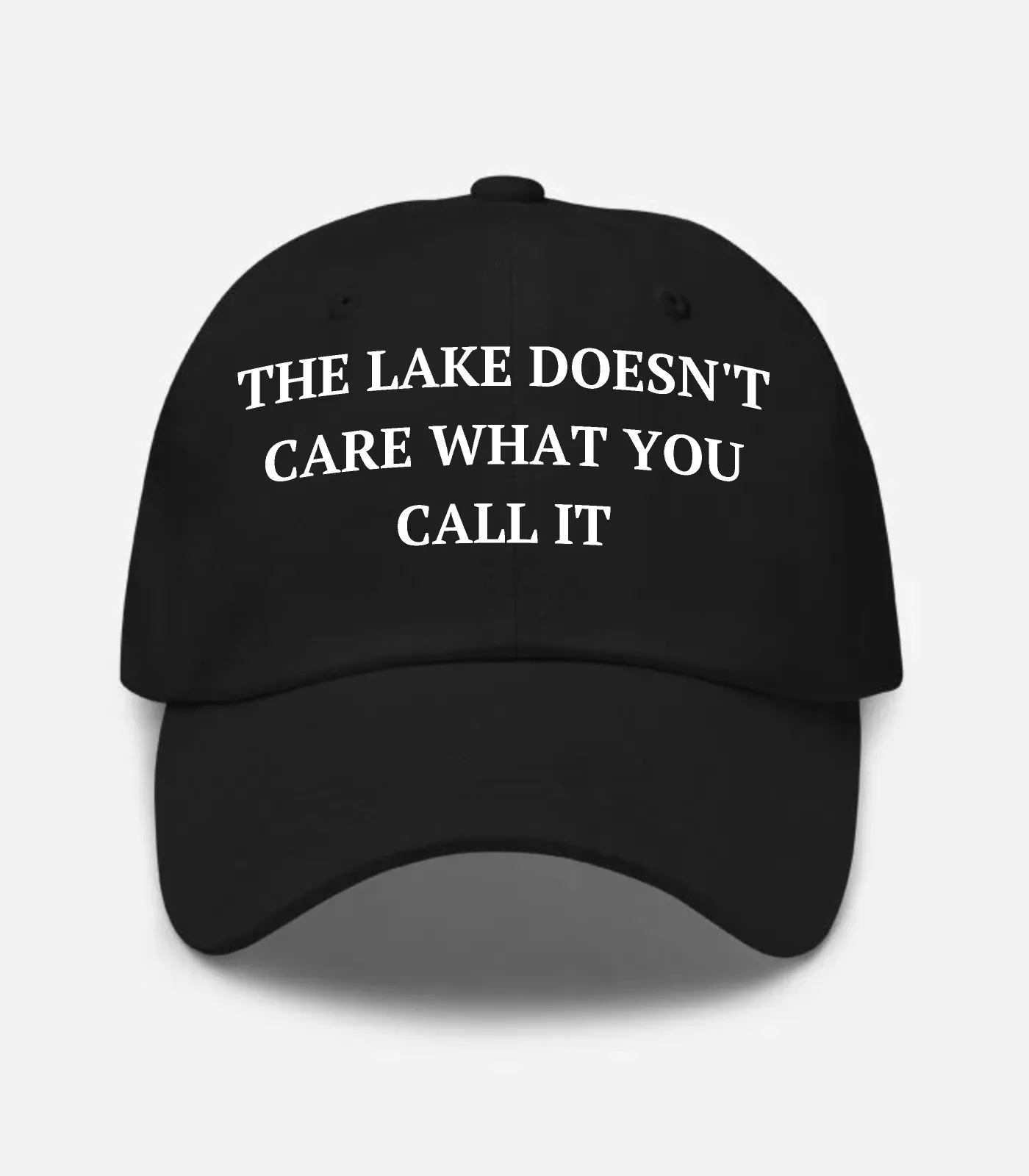 The Lake Doesn't Care What ... Hat - Black