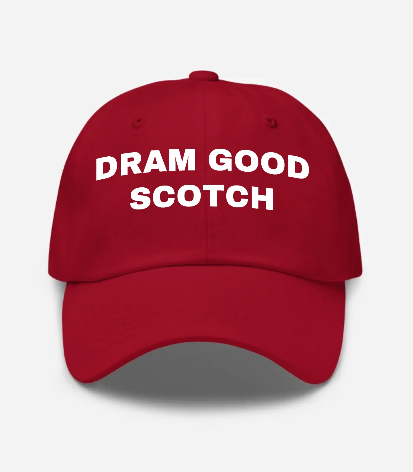 Dram Good Scotch Hat - Cranberry