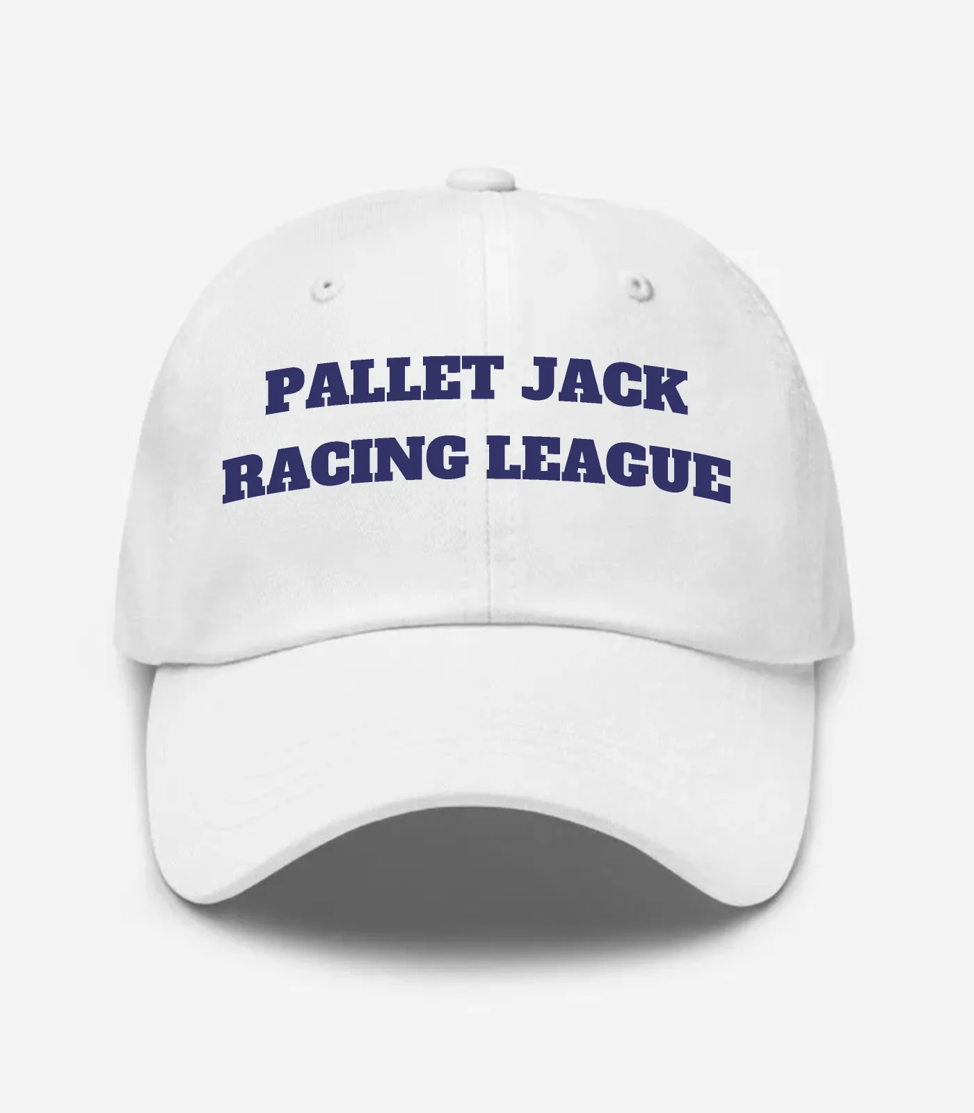 Pallet Jack Racing League Hat - White